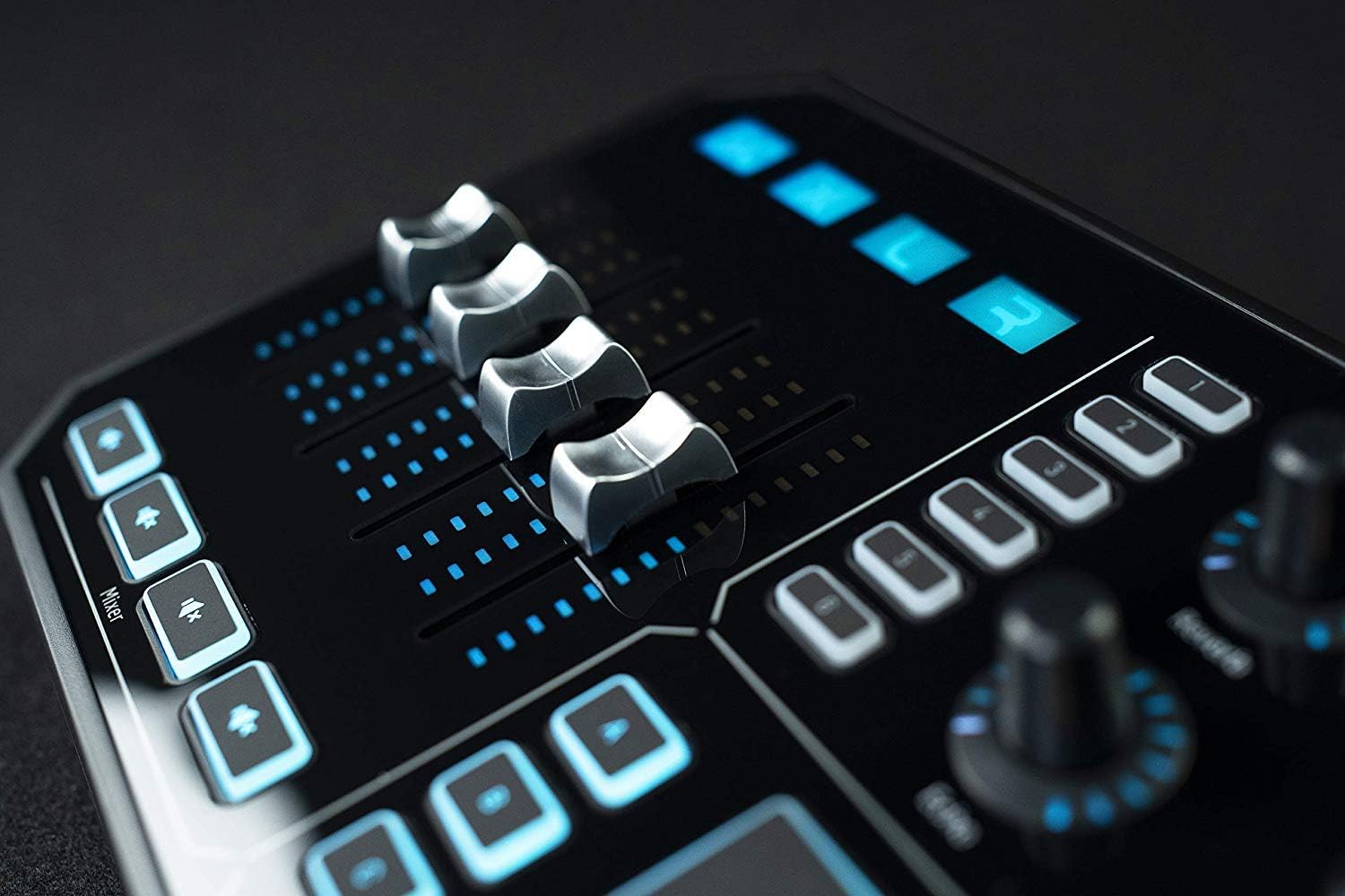 TC-Helicon GoXLR Revolutionary Online Broadcaster Platform with 4-Channel Mixer, Motorized Faders, Sound Board and Vocal Effects