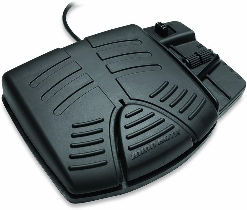 Johnson Outdoors MinnKota PD V2 Corded Foot Pedal Accessory (Black)
