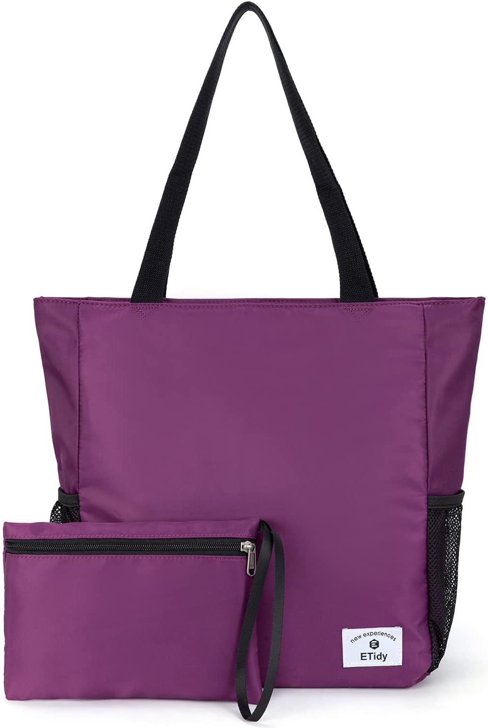 ETidy Large Capacity Foldable Tote Bag With Zipper