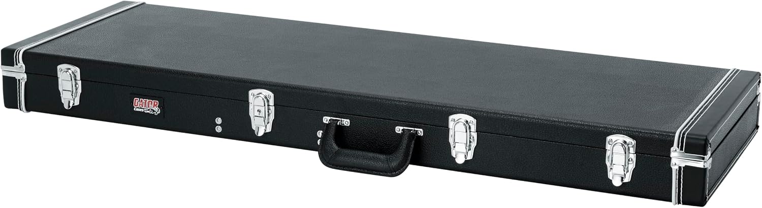 Gator Cases Deluxe Wood Case for SG Electric Guitars; Brown Exterior (GW-SG-BROWN)