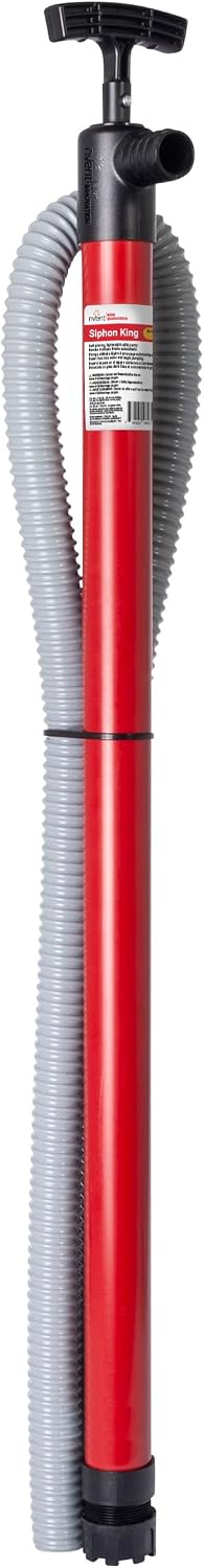 nVent KING INNOVATION 48036 Siphon King 36 in Utility Hand Pump | 36 in Hose, Manual Water Transfer Pump for Drainage, Irrigation & Liquid Removal (Formerly: King Innovation)