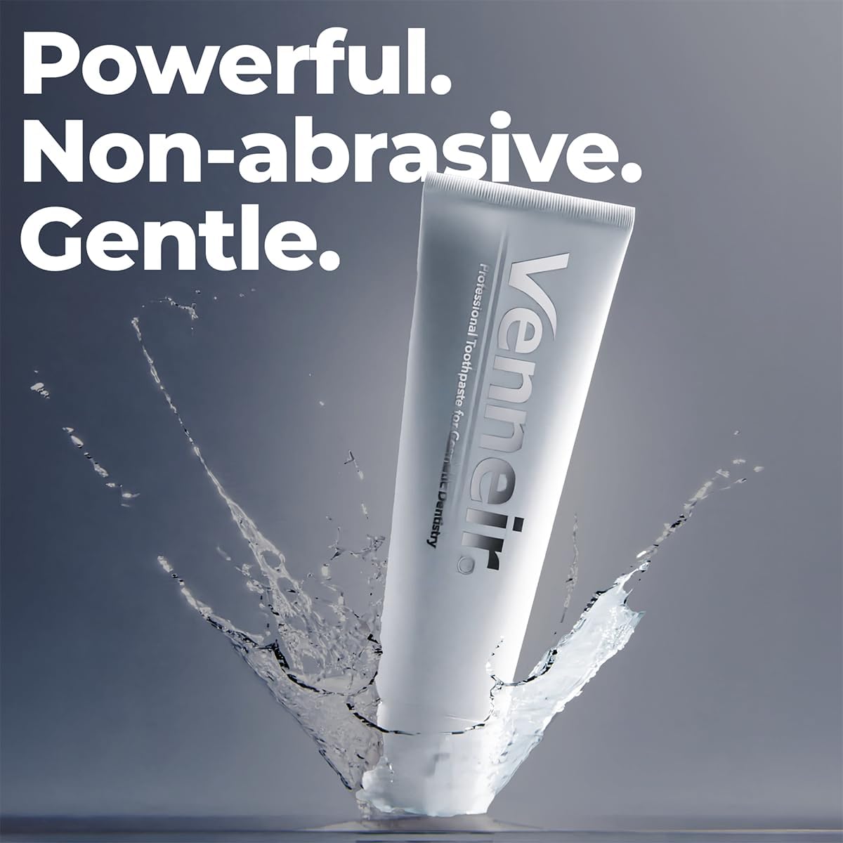 Venneir® Professional Toothpaste for Veneers, Implants, Bondings, Crowns & Sensitive Teeth — Stain Removing, Whitening, Natural, SLS Free
