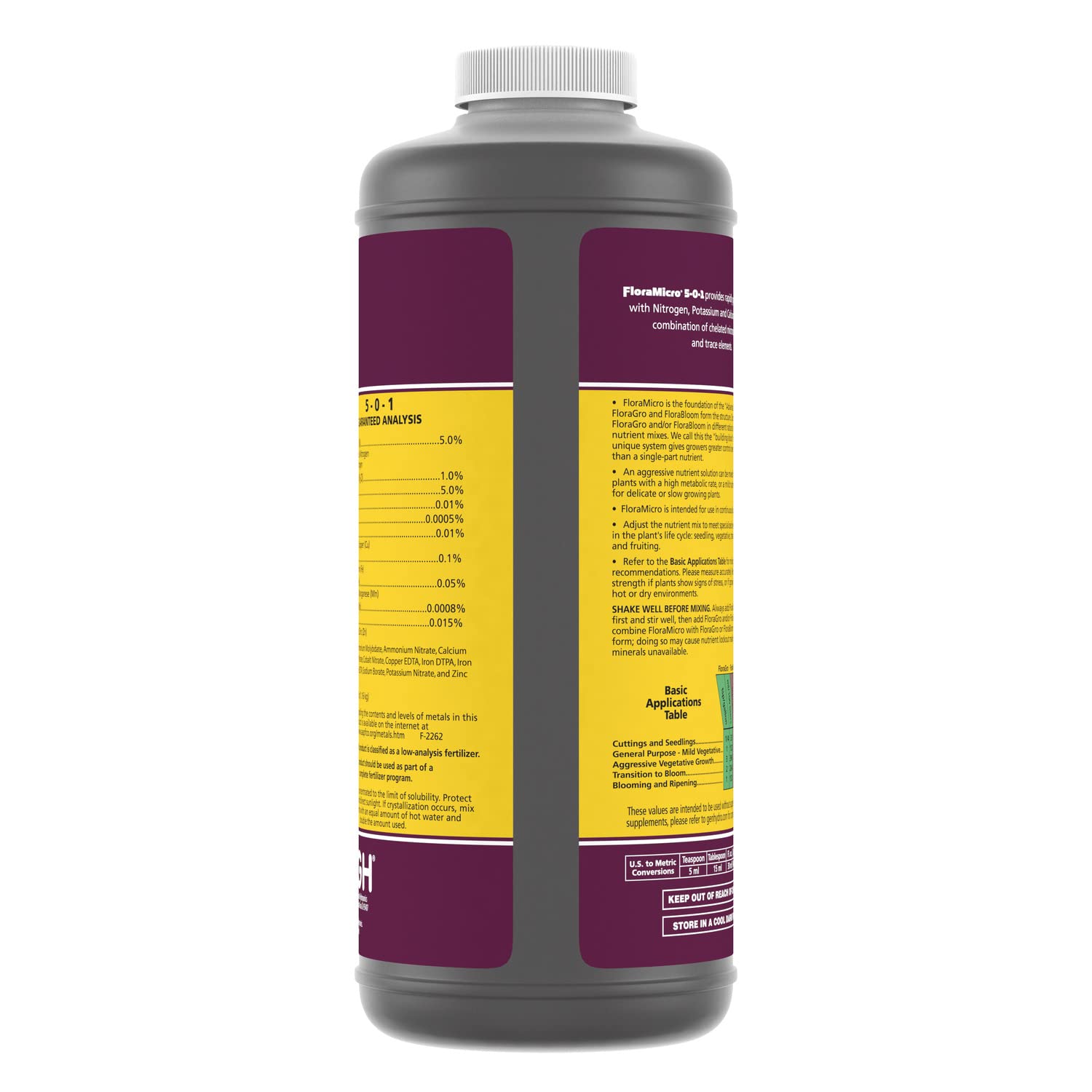 General Hydroponics FloraMicro, 1 Quart
