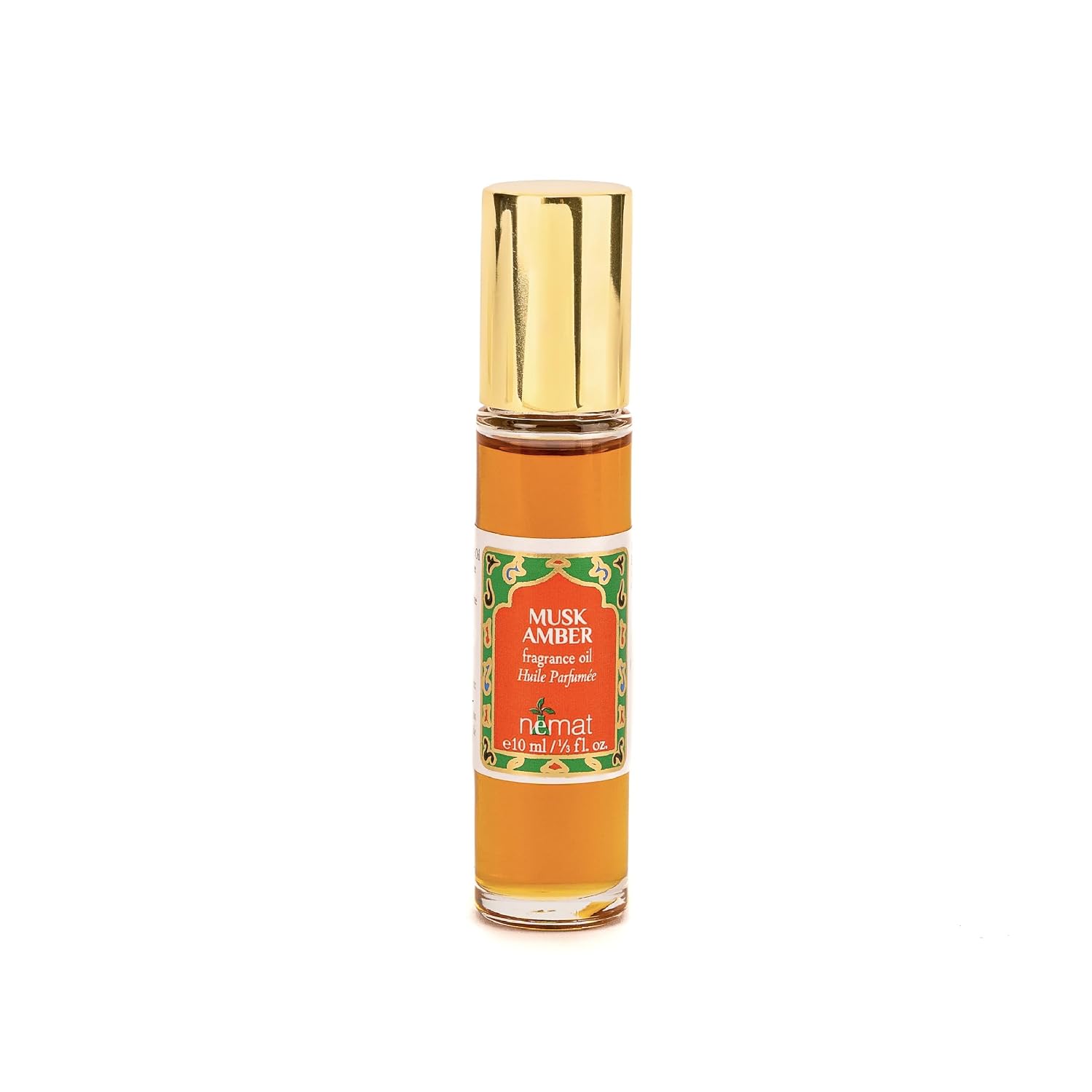 Nemat Fragrances – Musk Amber Roll-on Perfume (10ml / .34fl Oz) | Long Lasting, Alcohol Free, Essential Oil Based, Unisex, Roll-On Bottle