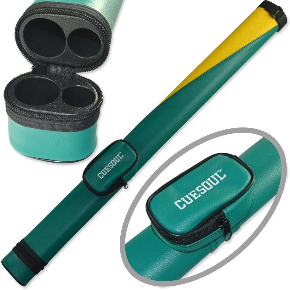 CUESOUL 58 Inch 19oz/20oz Maple Billiard Stick Pool Cue Set 11.5mm/13mm Tip[Weight Adjustable]