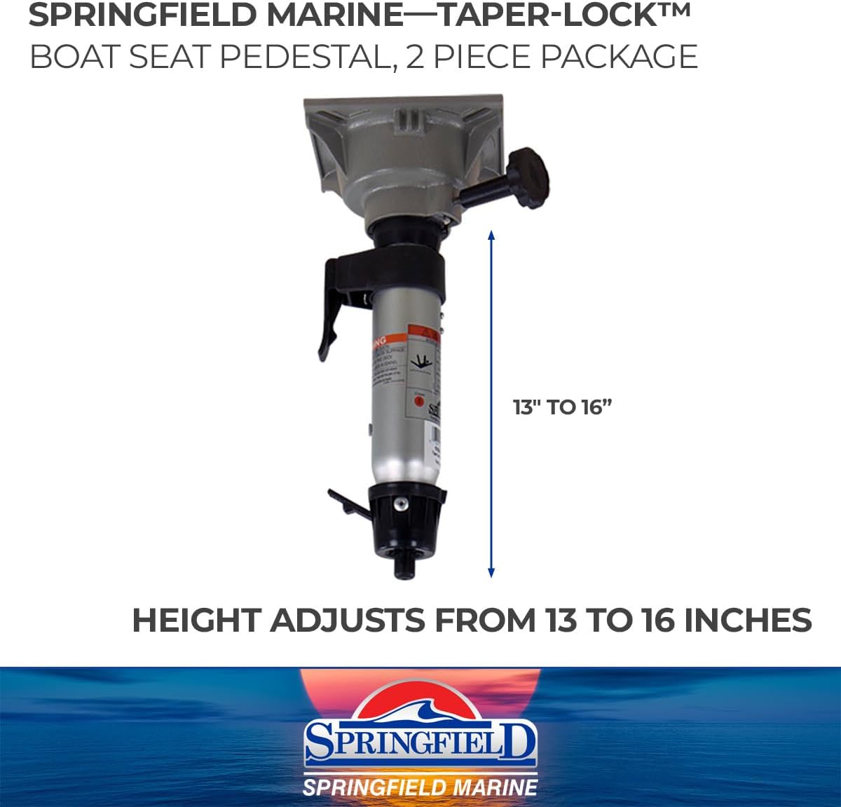 Springfield Taper-Lock™ Manual Adjust Post - 13" to 16" f/2-3/8