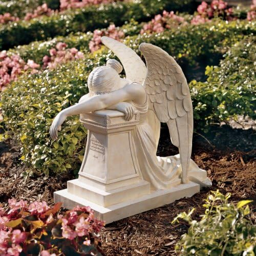 Design Toscano Angel of Grief Monument Statue: Estate