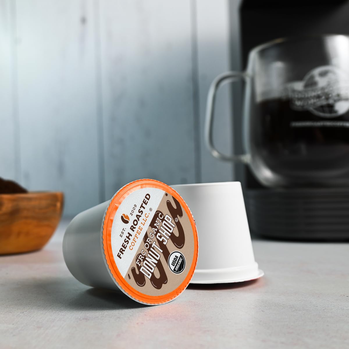 Fresh Roasted Coffee, 100% Colombian K-Cup Pods for Keurig Brewers, Medium Roast, Kosher, 96 Count Loose Pack