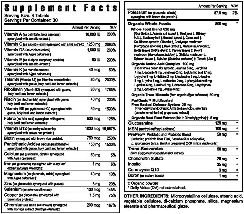 Youngevity Beyond Tangy Tangerine 2.0 Multivitamin Mineral Tablets, 2-Pack | 240 tablets, 60 servings, prebiotics, probiotics, amino acids, enzymes, sugar-free, gluten-free, 160,000 ORAC, travel-ready