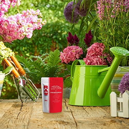 RAW Phosphorus Fertilizer - Water Soluble, High Phosphorus for Plants, 10lb | Energy for Fruit and Flower - Ideal Hydroponic Phosporus Fertilizer for Indoor Plants, Gardens and Vegetables