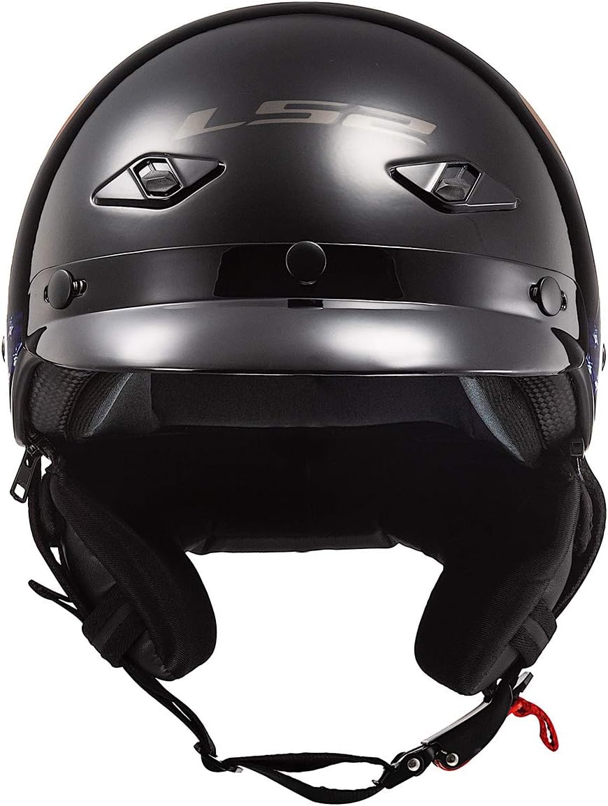 LS2 Helmets Bagger Motorcycle Half Helmet
