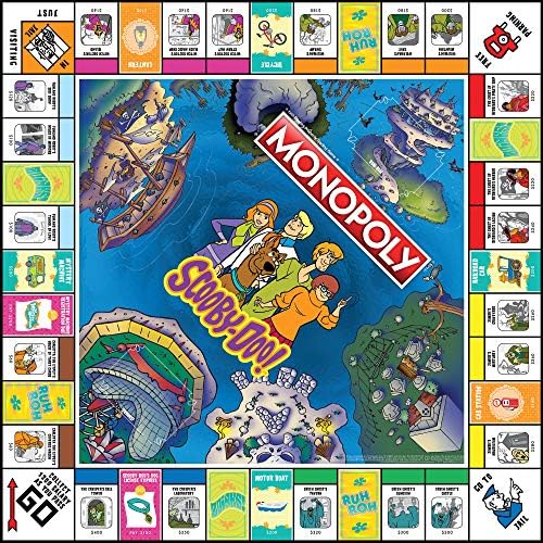 USAOPOLY Monopoly Scooby-Doo! Board Game | Official Merchandise Based on the Popular Cartoon | Classic Monopoly Game Featuring Characters