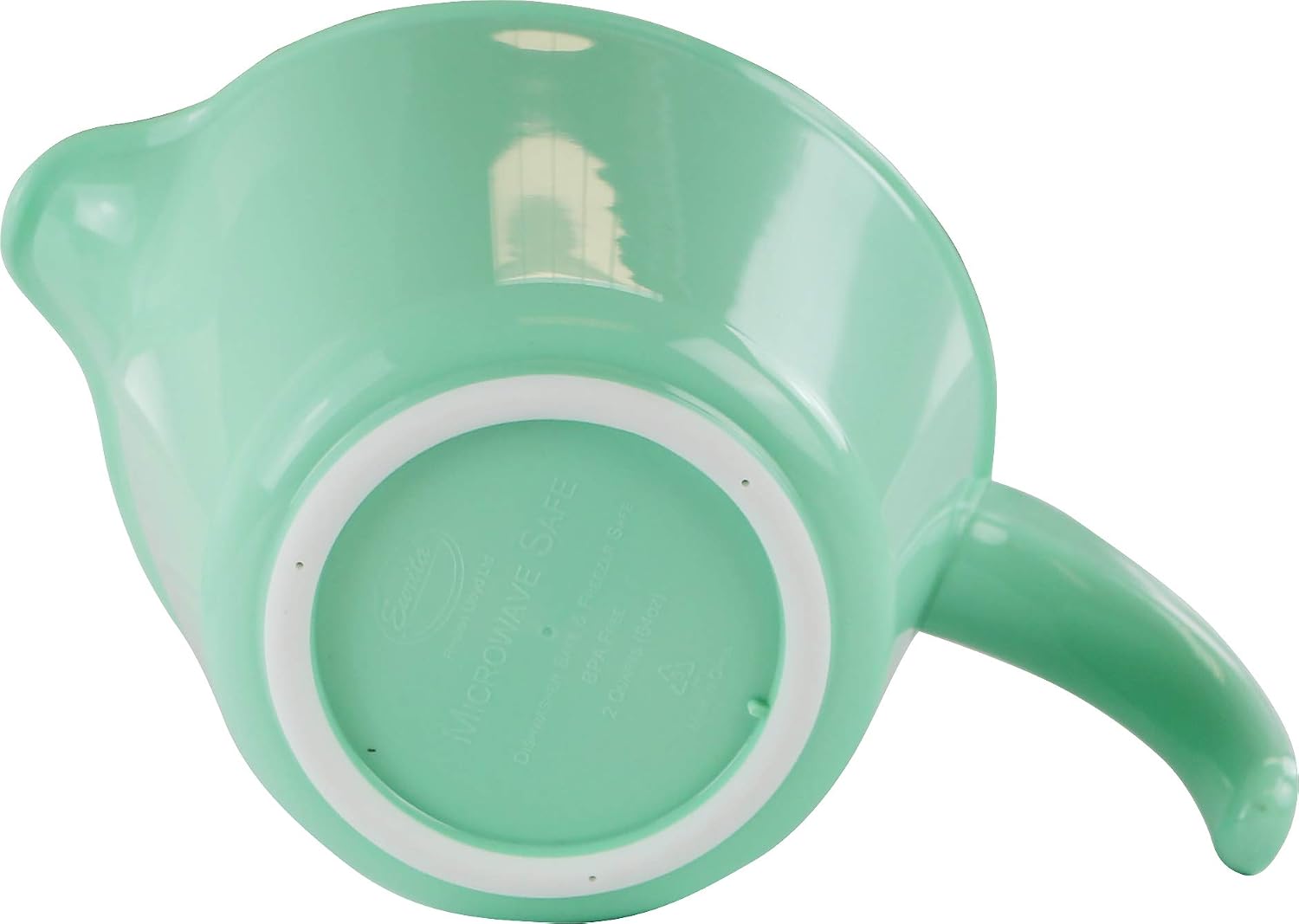 Reston Lloyd, Batter Bowl With Pour Spout, Non-Slip Base, Erogonomic Space Saving Detachable Handle, 2 QT Heavy Duty BPA-Free Microwave & Dishwasher Safe, Plum