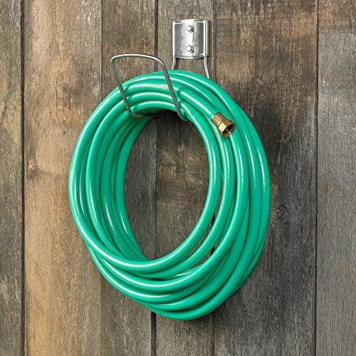 Liberty Garden 681 Hose Hanger, Holds 125-Feet of 5/8-Inch Hose - Stainless Steel