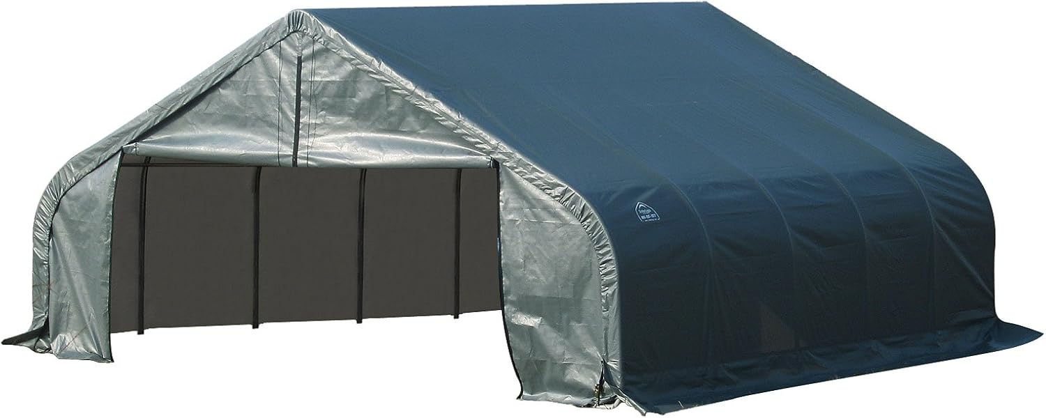 ShelterLogic 82143 Grey 22'x24'x12' Peak Style Shelter