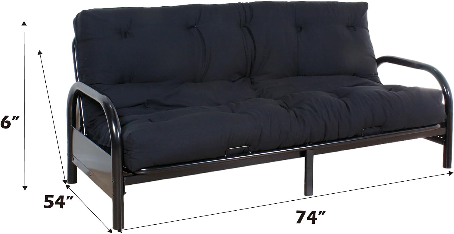 Acme Nabila Red and Black Full Futon Mattress