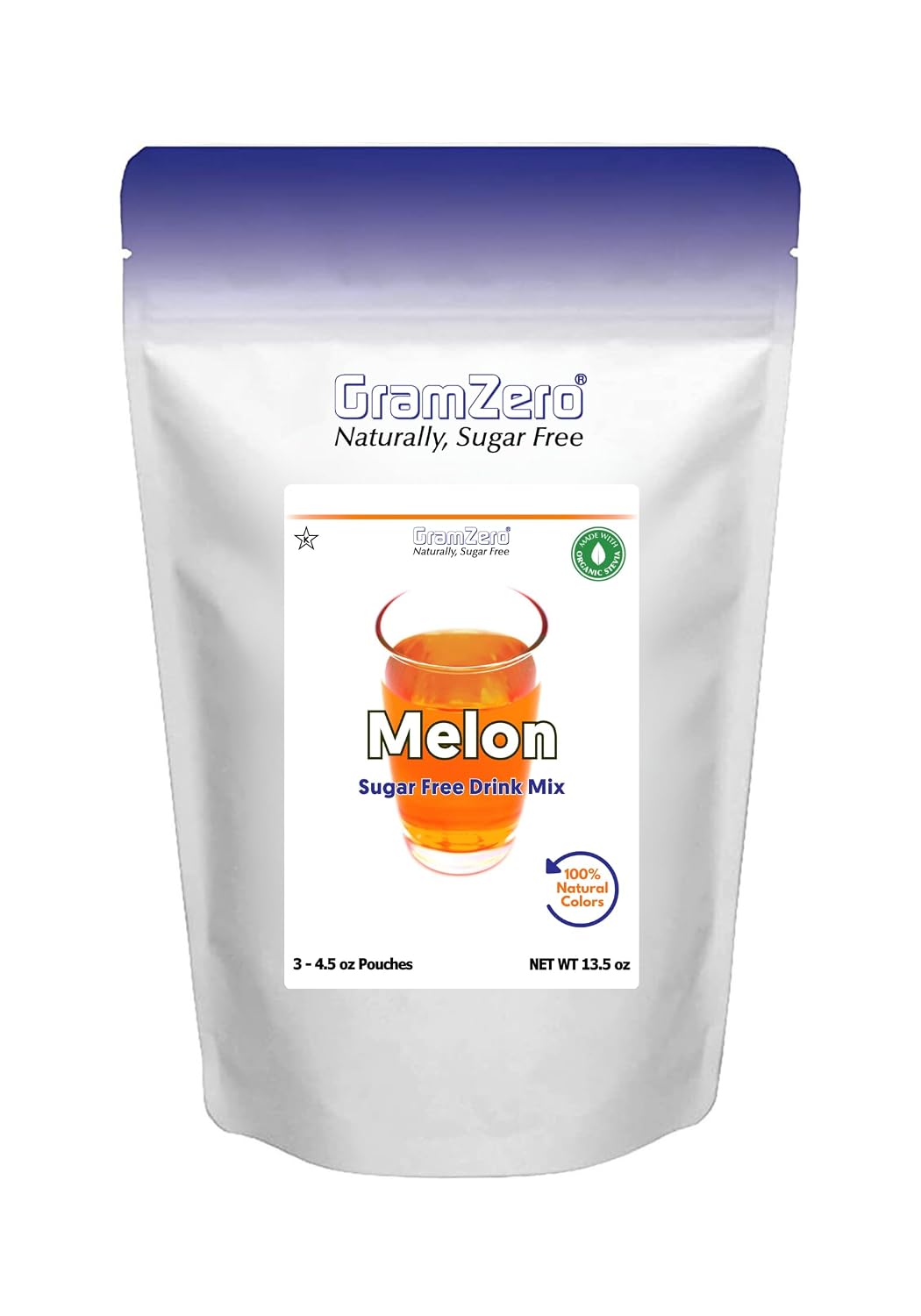 GramZero Raspberry Blush, Sugar Free Drink Mix, Pitcher Pack, Great For Nutrition Club Loaded Tea, Zero Calorie, Stevia Sweetened
