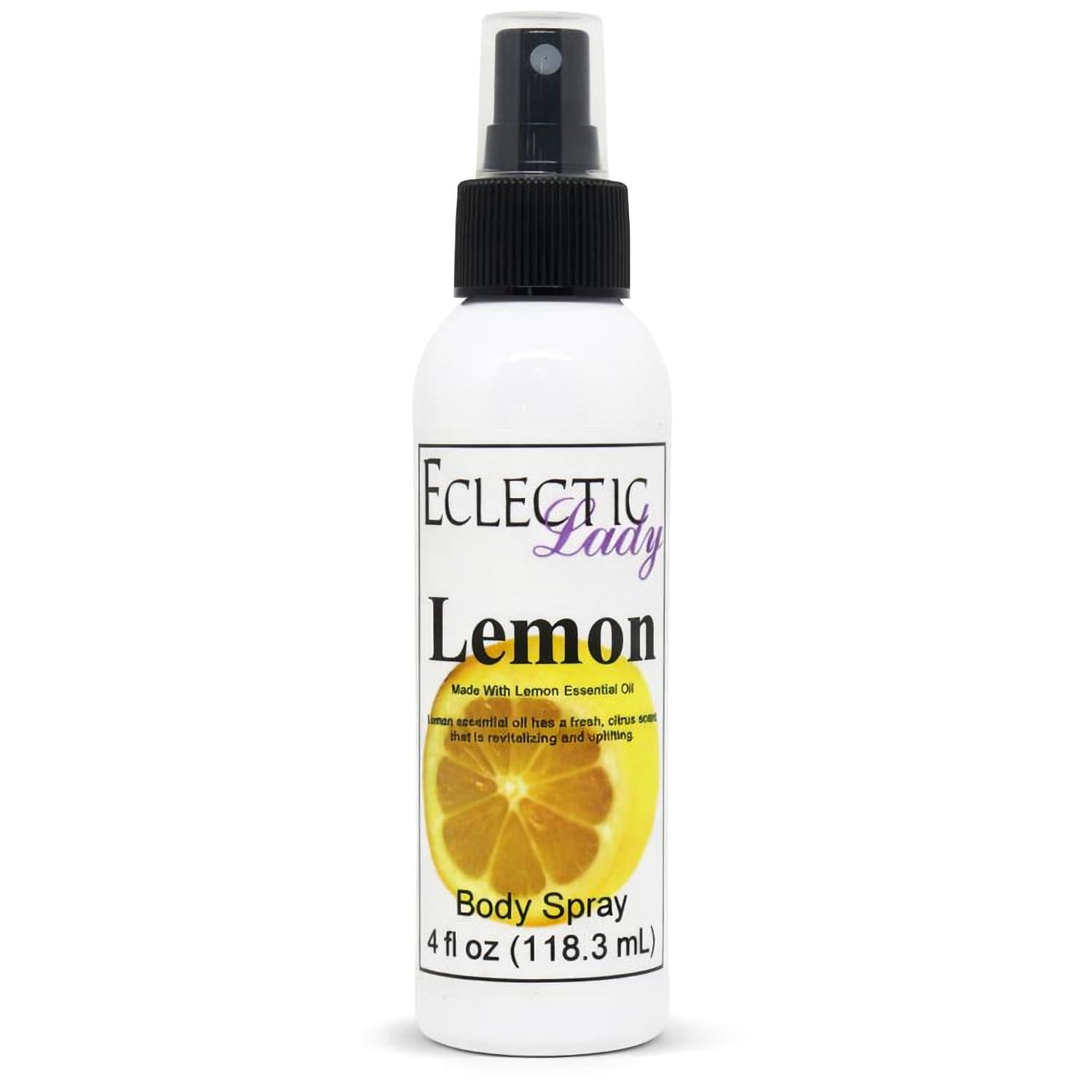 Lemon Body Spray, Double Strength, 2 ounces, Body Mist