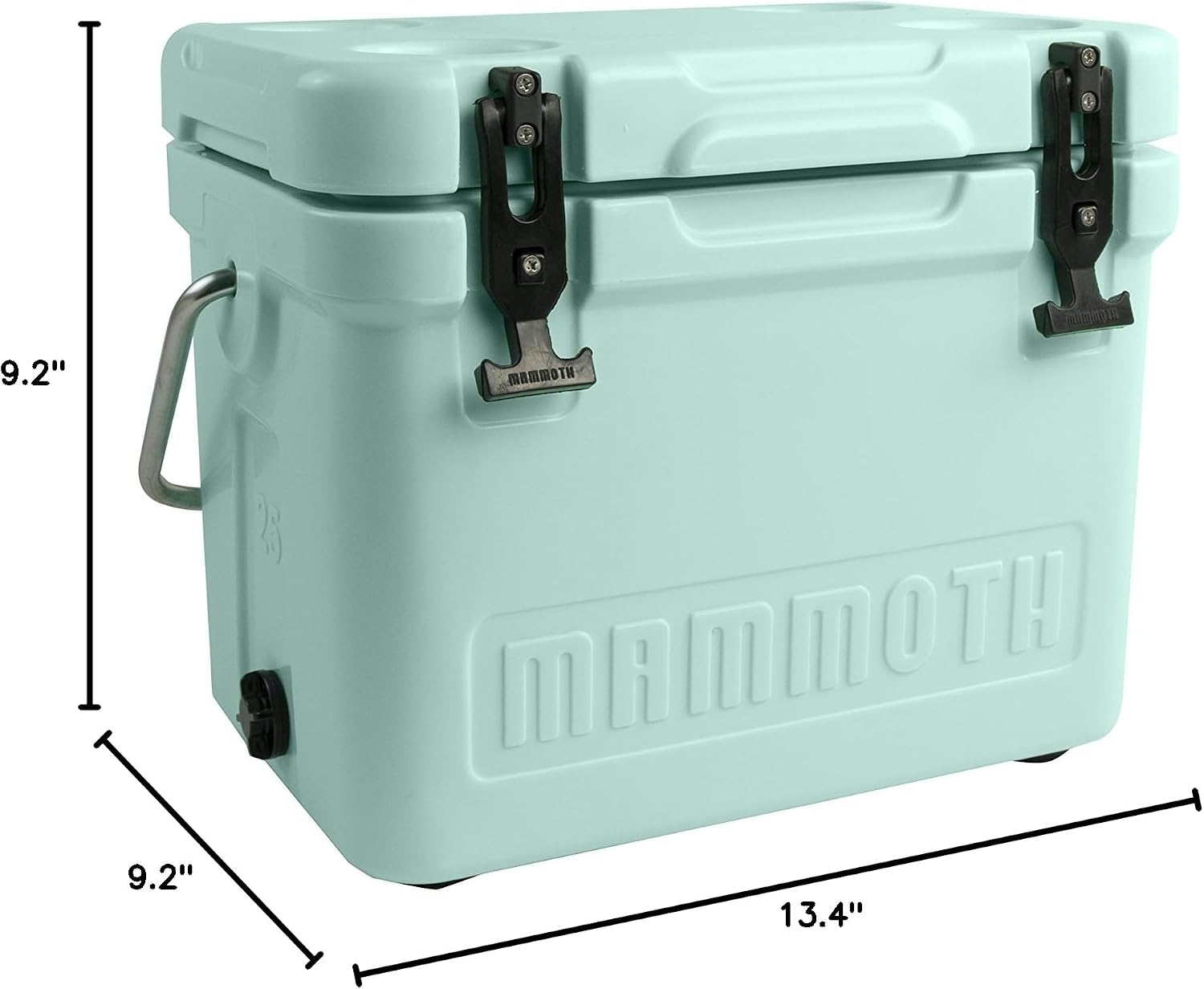 Mammoth Coolers Cruiser Series, Insulated Hard Ice Chest with Durable Double-Walled Rotomolded Construction, Great for On-The-Go Recreational Activities (Cruiser 20, Tan)