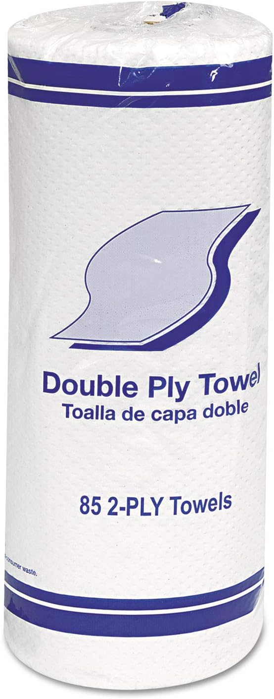GEN Kitchen Roll Towels, 30 Rolls, 2-Ply, 11" x 7.8", White | Made In The USA