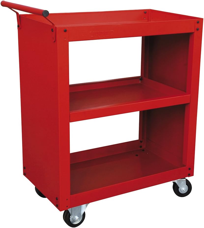 3 Shelf Tool Trolley, 30Lx0Wx38.5H