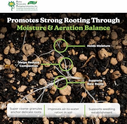 PVP Industries Horticultural Coarse Vermiculite, Natural and Odorless Mix