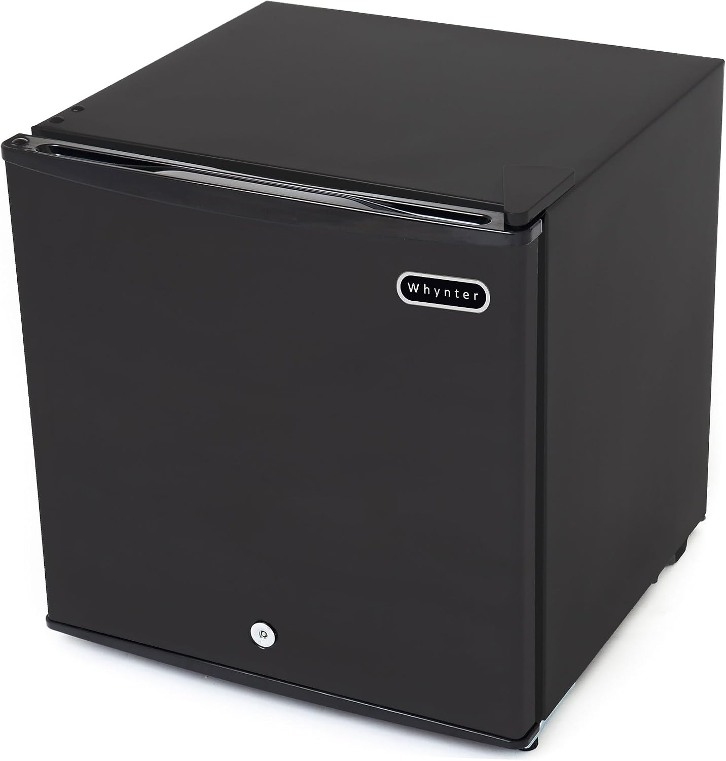 Whynter Upright Freezer 2.1 Cu Ft Lock, Mini Freezer, Stainless CUF-210SS | Adjustable Thermostat and Security Lock, Energy Star Rated, Reversible Door, Adds Compact Frozen Storage at Home