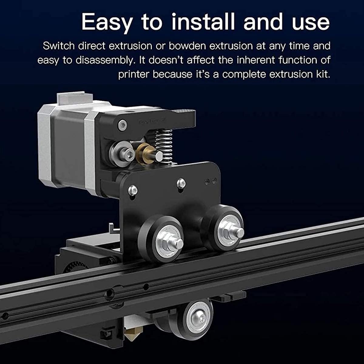 Official Creality Ender 3 Direct Drive Extruder Kit, Comes with 42-40 Stepper Motor Hotend Kit, Support Flexible TPU Filament, BL Touch