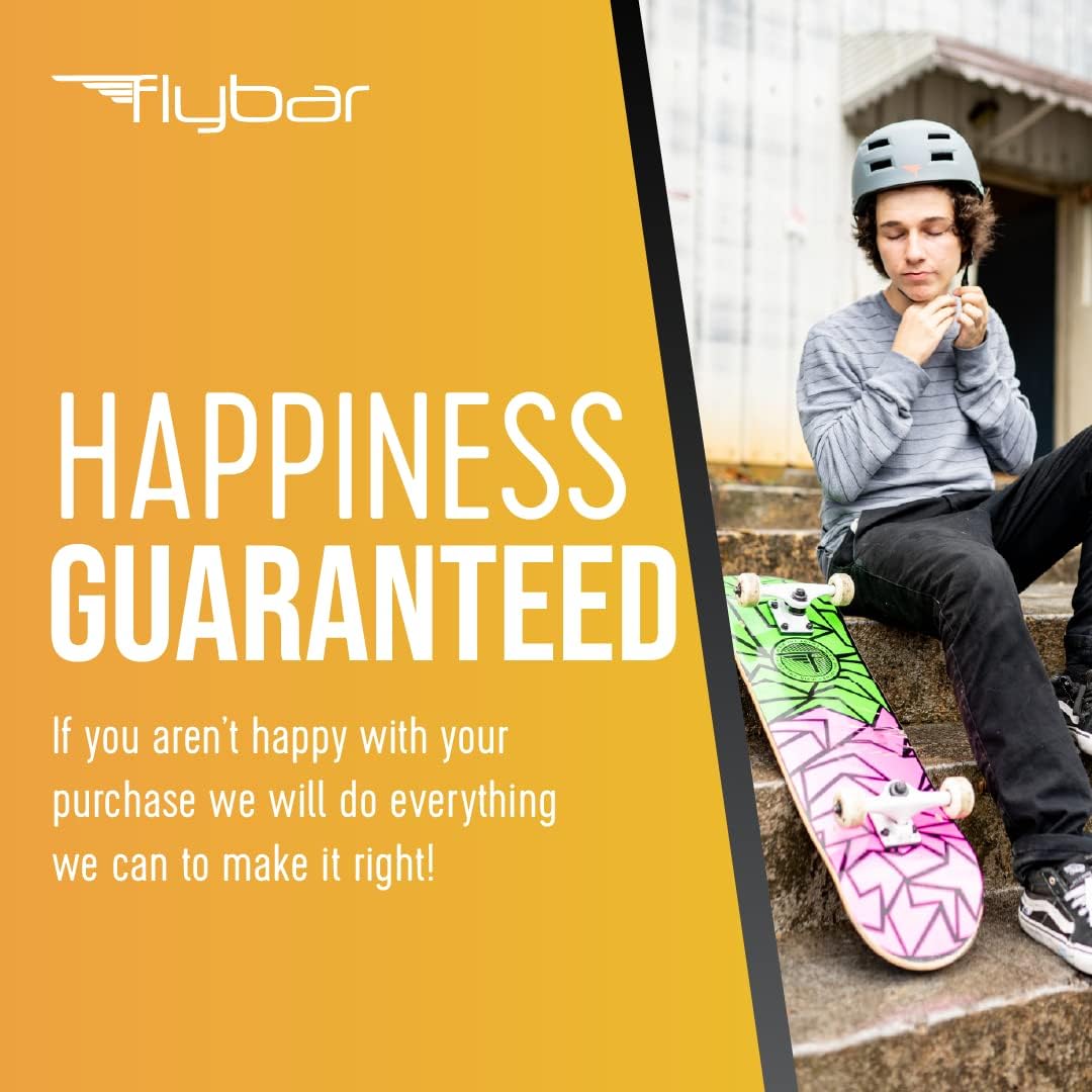 Flybar Bike Helmet- Multi Sport Dual Certified Adjustable Dial, Lightweight Skateboard Helmet, Roller Skating, Pogo, Electric Scooter, Snowboard, Boys and Girls Kids- Adults Helmets
