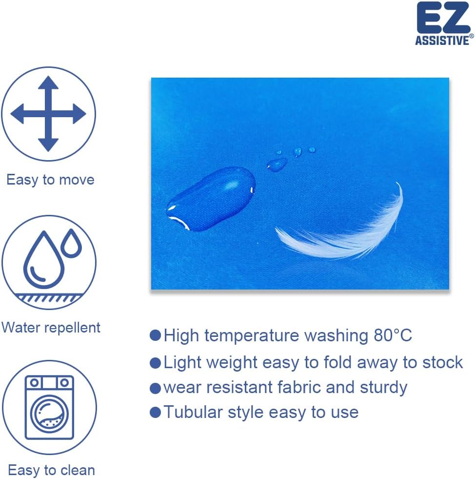 EZ Assistive 56"*78" Flat Slide Sheet Reusable and Washable Patient Transfer Sheet for Patient in-Bed Transferring and Repositioning Easy Apply and