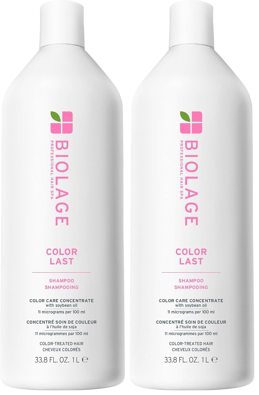 Biolage Color Last Shampoo – For Color-Treated Hair | Soybean oil, stearic acid, vegan, paraben-free, mineral oil-free, cleanses, hydrates