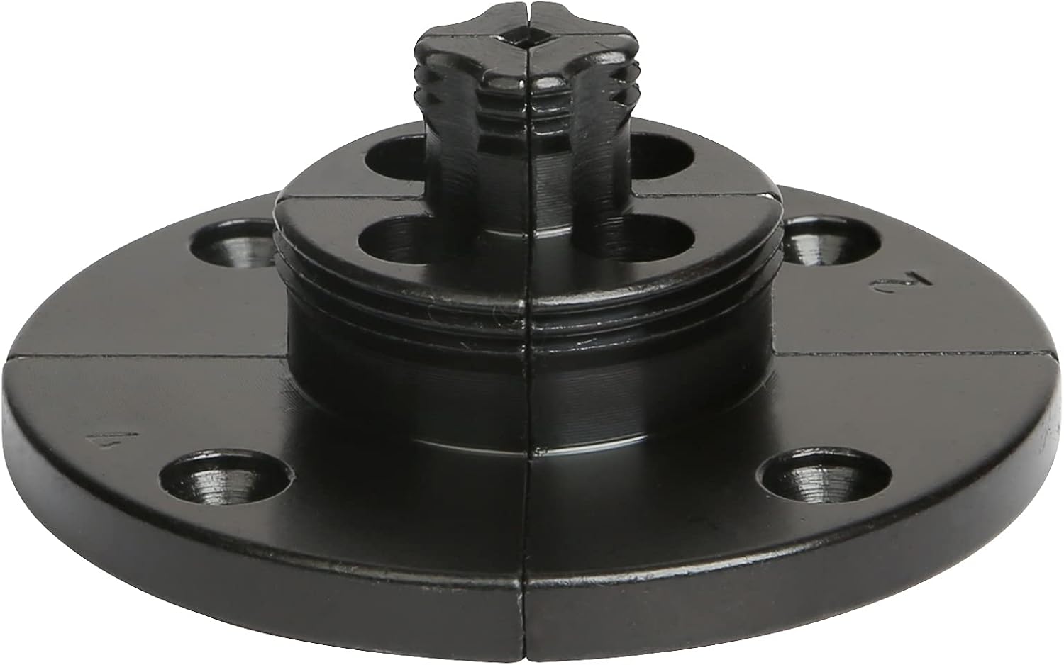 4INCH 4-Jaw Self-Centering Wood Lathe Chuck, 2" Round Jaw Mounted, 1"x8TPI thread & 3/4"x16TPI Adapter, T Allen Wrench, Screw Chuck, SCR4-4