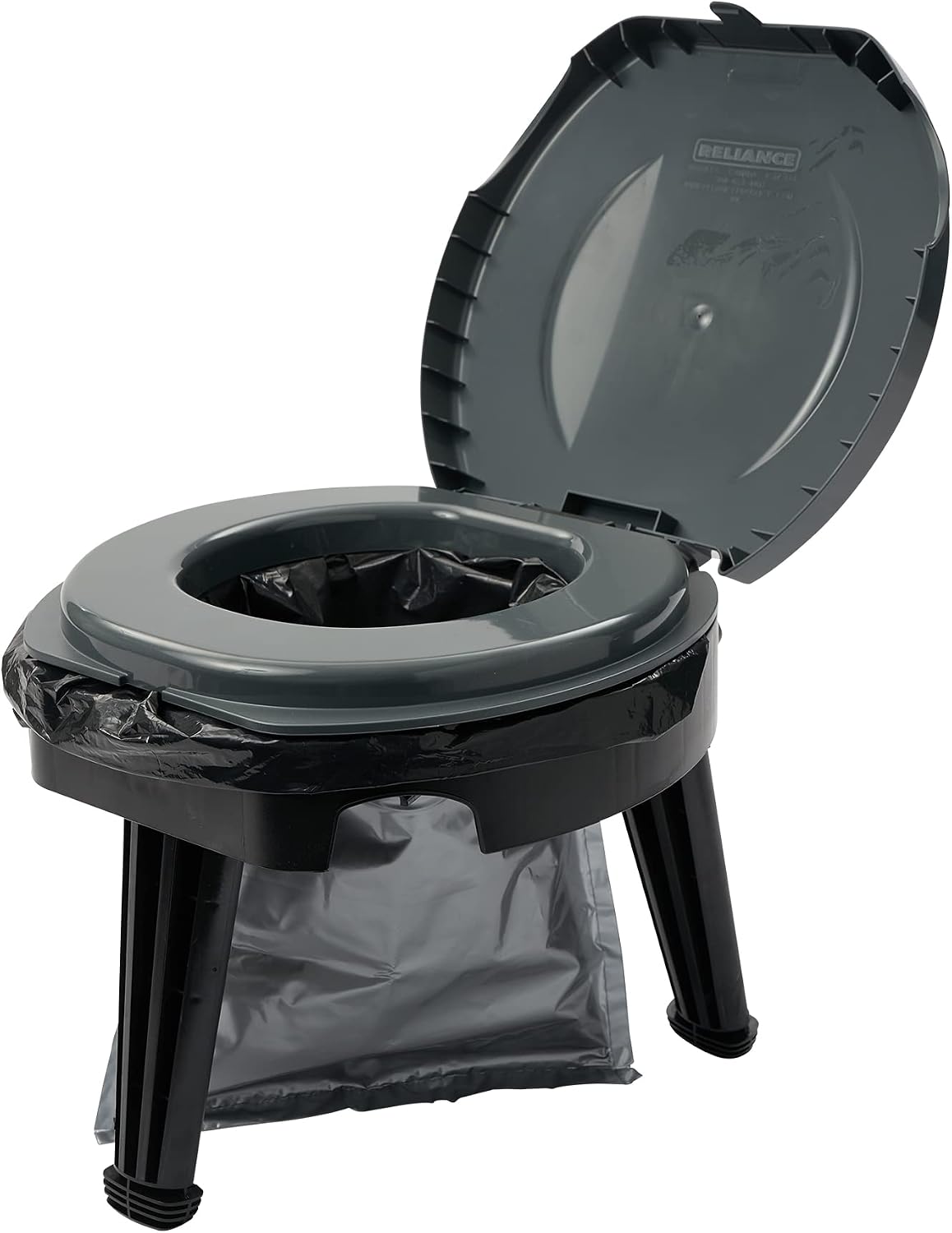 Reliance Products FOLD-to-GO Folding Portable Camping Toilet | 300 Pound Capacity | Compact & Lightweight | camping-sanitation-supplies