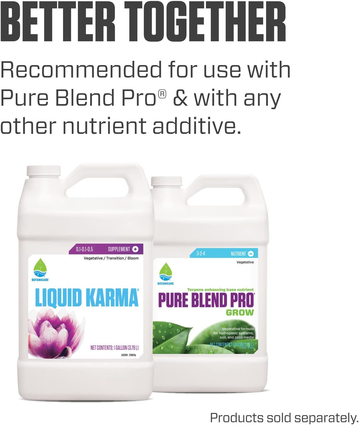 Botanicare Liquid Karma, Supplemental Nutrient, 0.1-0.1-0.5, 1 gal.