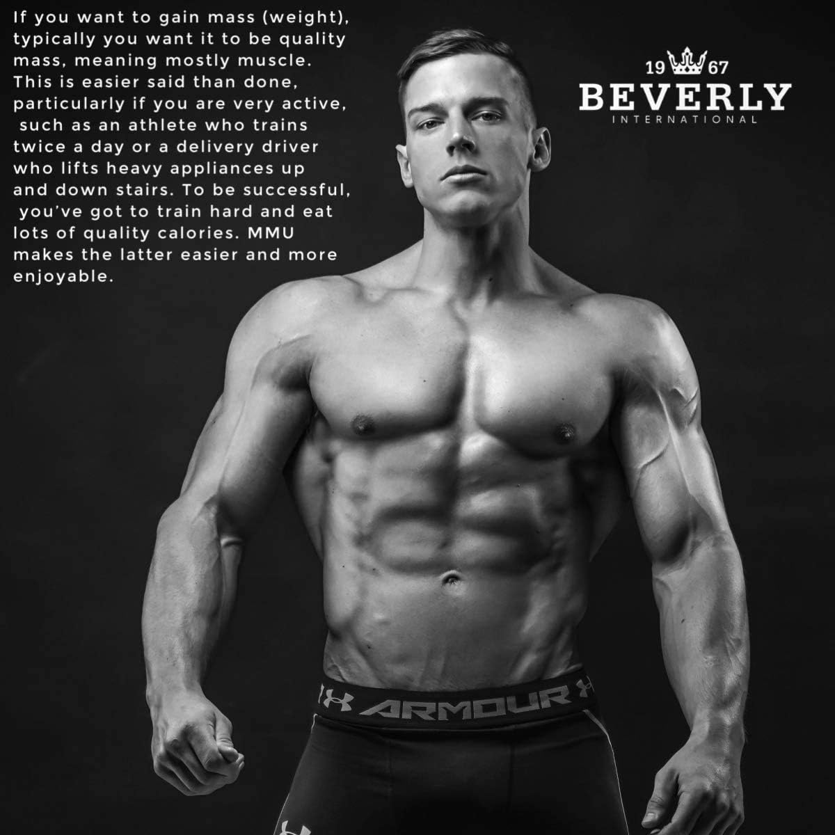 Beverly International Mass Maker Ultra, Vanilla, 14 Servings, 3 lb | Build Lean Mass, Milk Protein Isolate, Whey Protein Isolate + Egg, MCT Oil, Clean Carbs, Great Taste