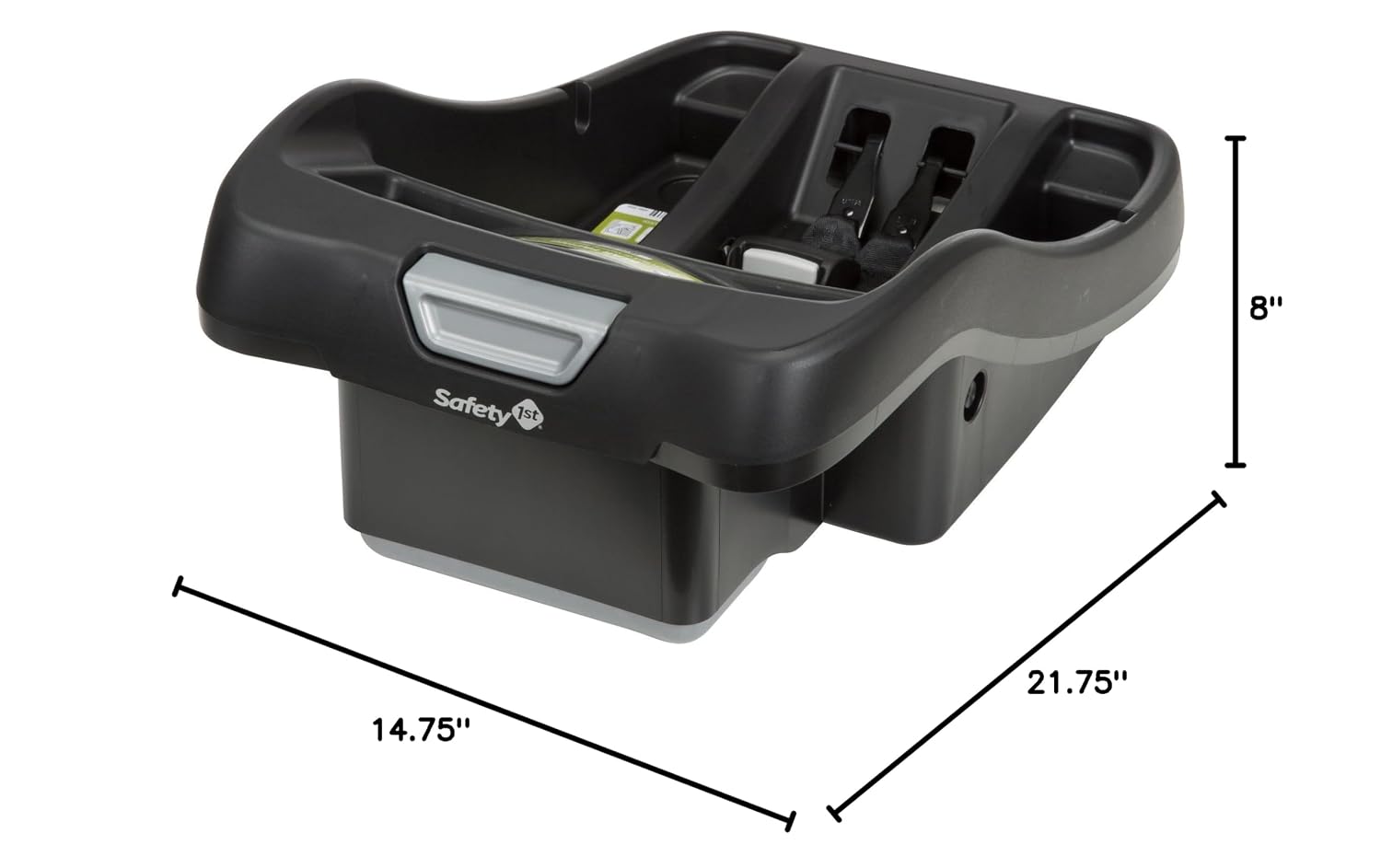 Safety 1st Adjustable OnBoard Infant Car Seat Base for OnBoard 35, OnBoard 35 Air, OnBoard 35 Air+, and OnBoard 35 Air 360 Infant Car Seats, Black