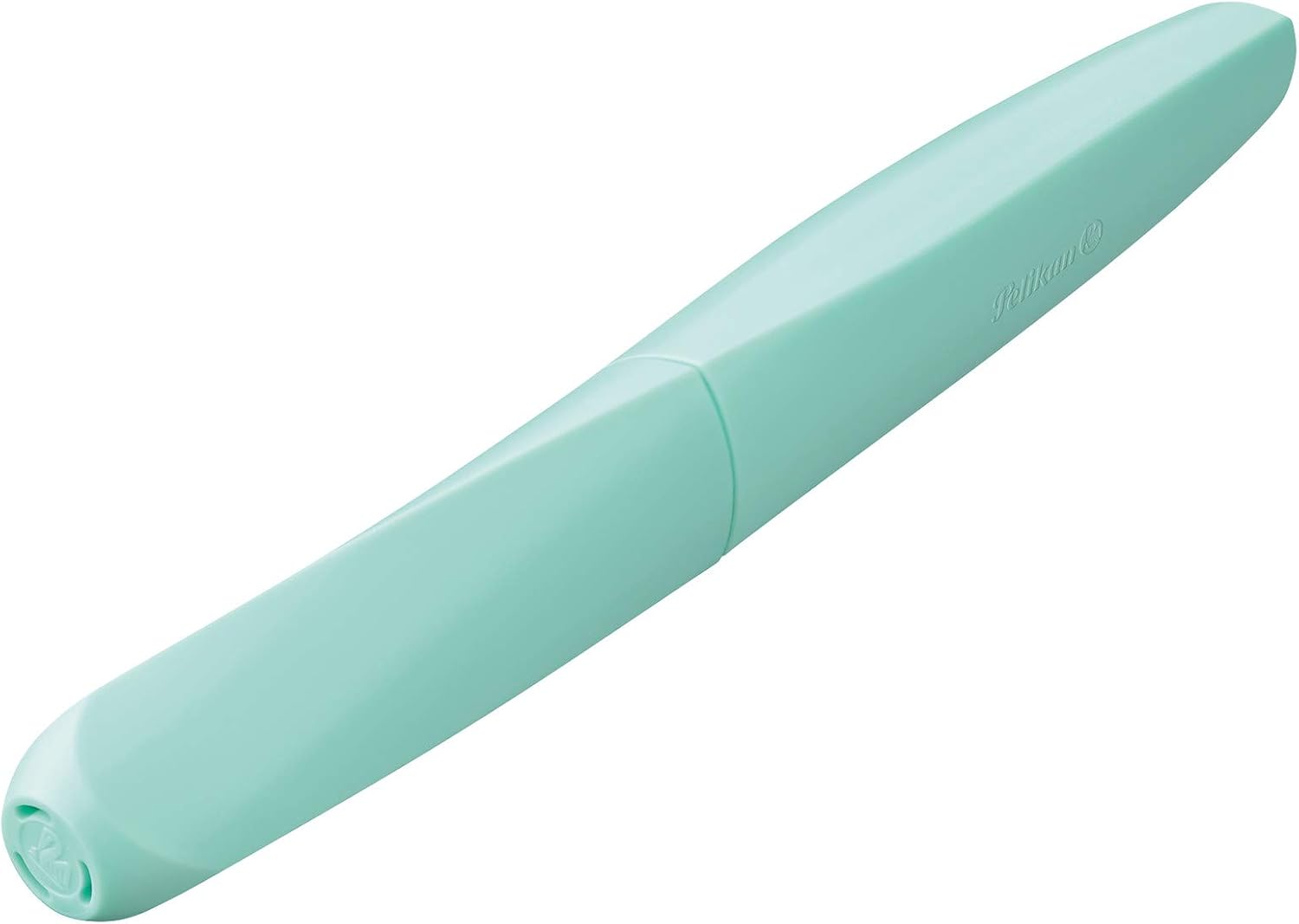 Pelikan Twist Fountain Pen with 1 Ink Cartridge, Medium Nib, Silver, Boxed (947101)