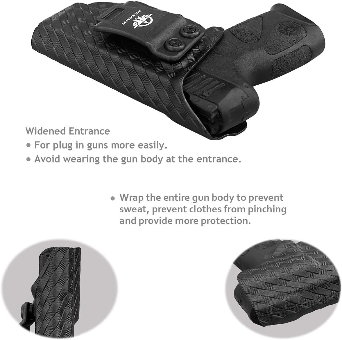 Taurus G3C G2C Holster IWB Kydex Holster Taurus G3C / G2C / G2S / PT111 / PT140 9mm/.40- Inside Waistband Concealed Carry