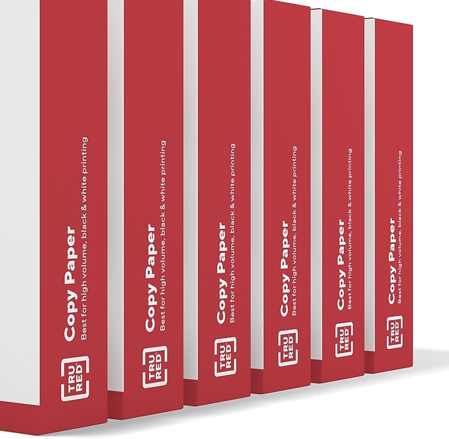 Staples TRU RED Copy & Printer Paper, 8.5 x 11, 20 lb, 92 Bright, 5,000 Sheets/Carton, White Letter Size Paper for Office, School & Home