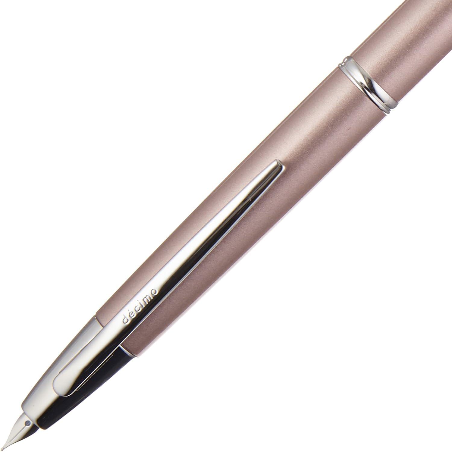 Pilot Fountain Pen Capless Decimo, Dark Gray Myca Body, F-Nib