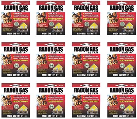 RA100 Radon Gas Test Kit 12 Pack