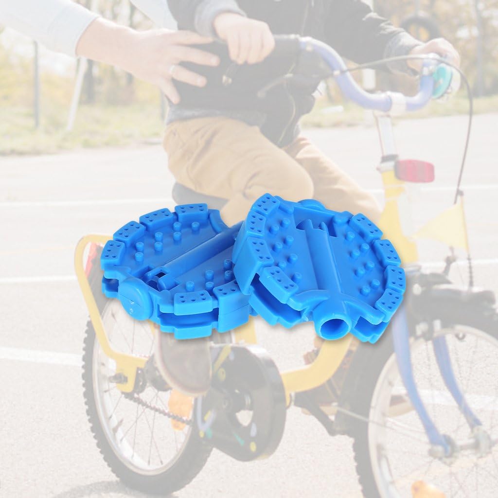 Bicycle Pedal Children Bike Tricycle Replacement Cycling Tools Non Slip 1 Pair #Black