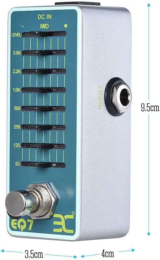 EX 7 Band EQ Equalizer Mini Guitar Pedal