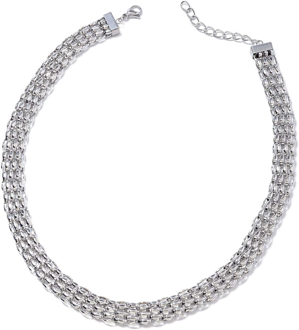 Shop LC Delivering Joy Widen Necklace with Lobster Clasp Stainless Steel Women Jewelry Gift Fashion 18-20"