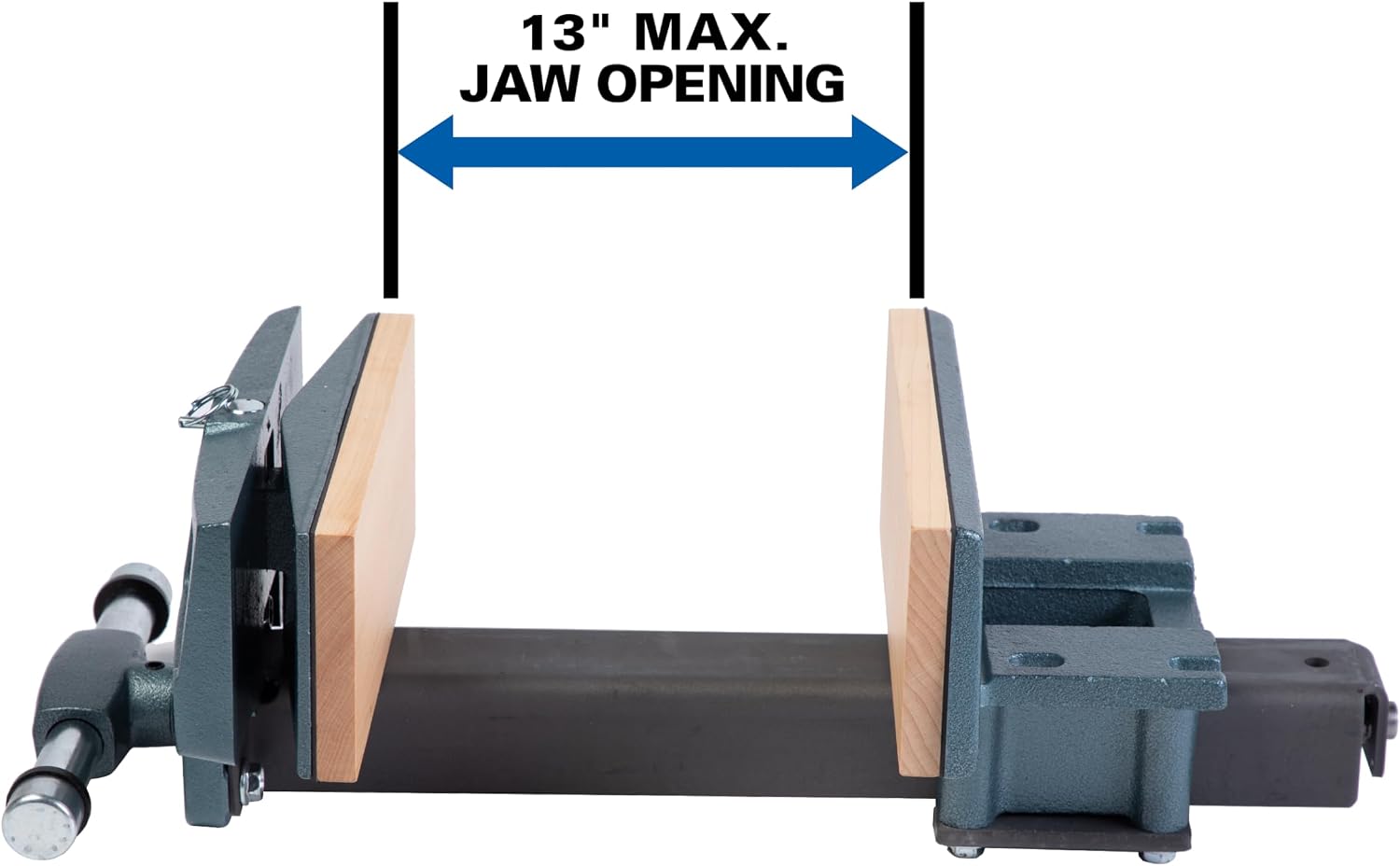 Wilton Woodworking Vise, 4" x 10" Pivot Jaw, 13" Jaw Opening (Model 79A)