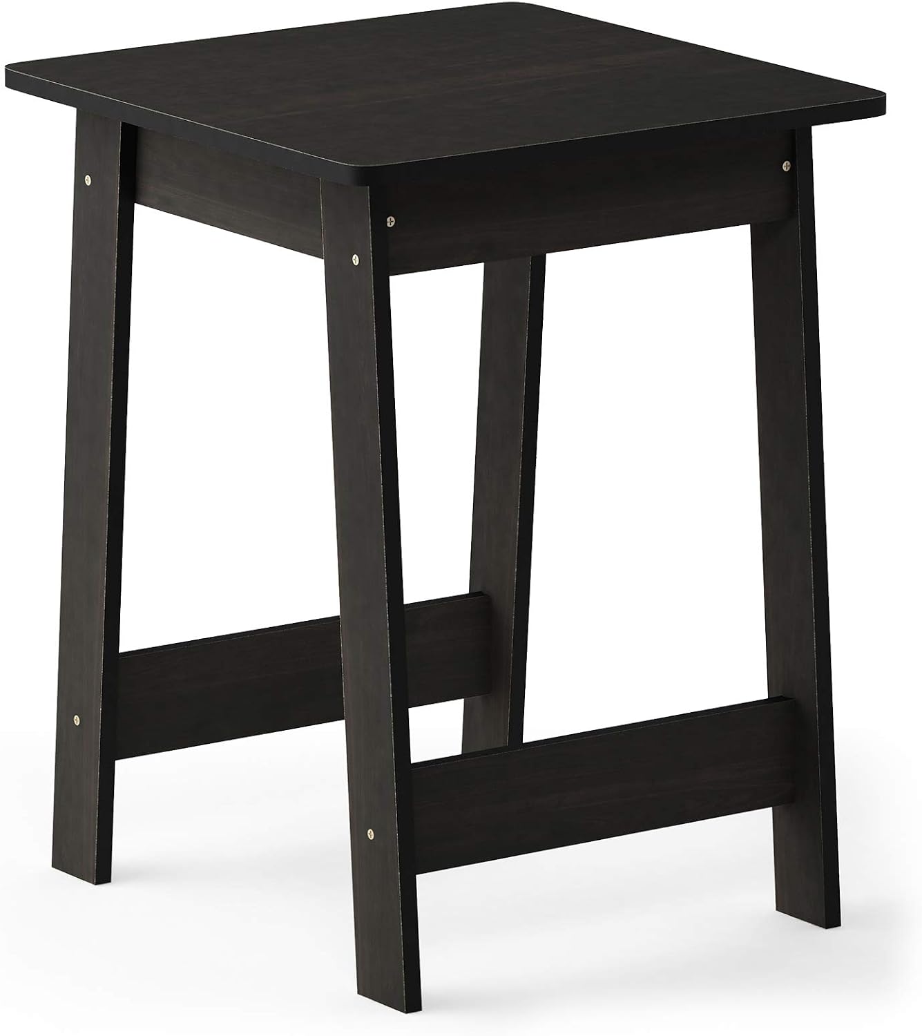 Furinno SIMPLE DESIGN Side Table, 2-Tier Modern End Table with Soft Edges, Open Shelves Night Stand, Bedside Table, for Living Room, Bedroom, French Oak
