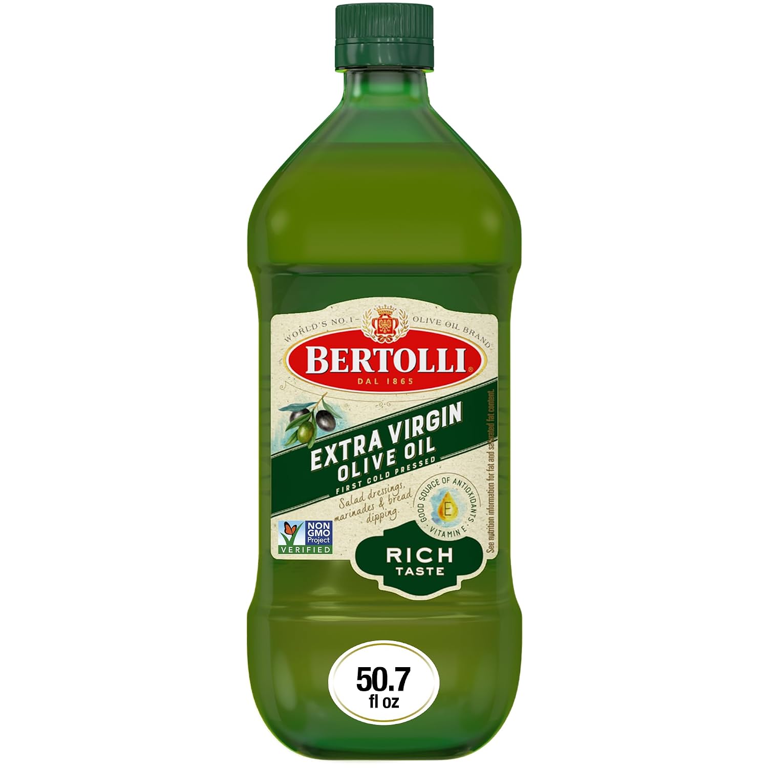 Bertolli Extra Virgin Olive Oil, Rich Taste, First Cold Pressed, 16.9 fl oz