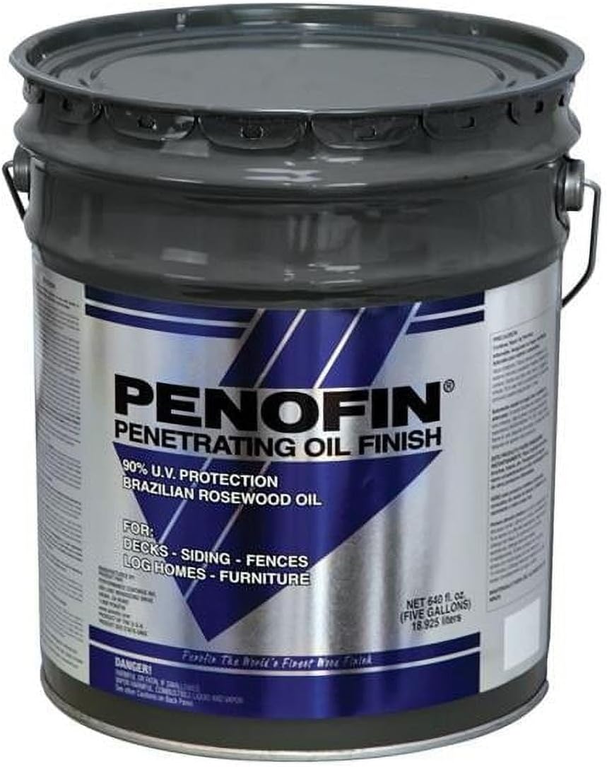 Penofin Blue Semi-Transparent Redwood Oil-Based Wood Stain 5 gal. - Case of: 1