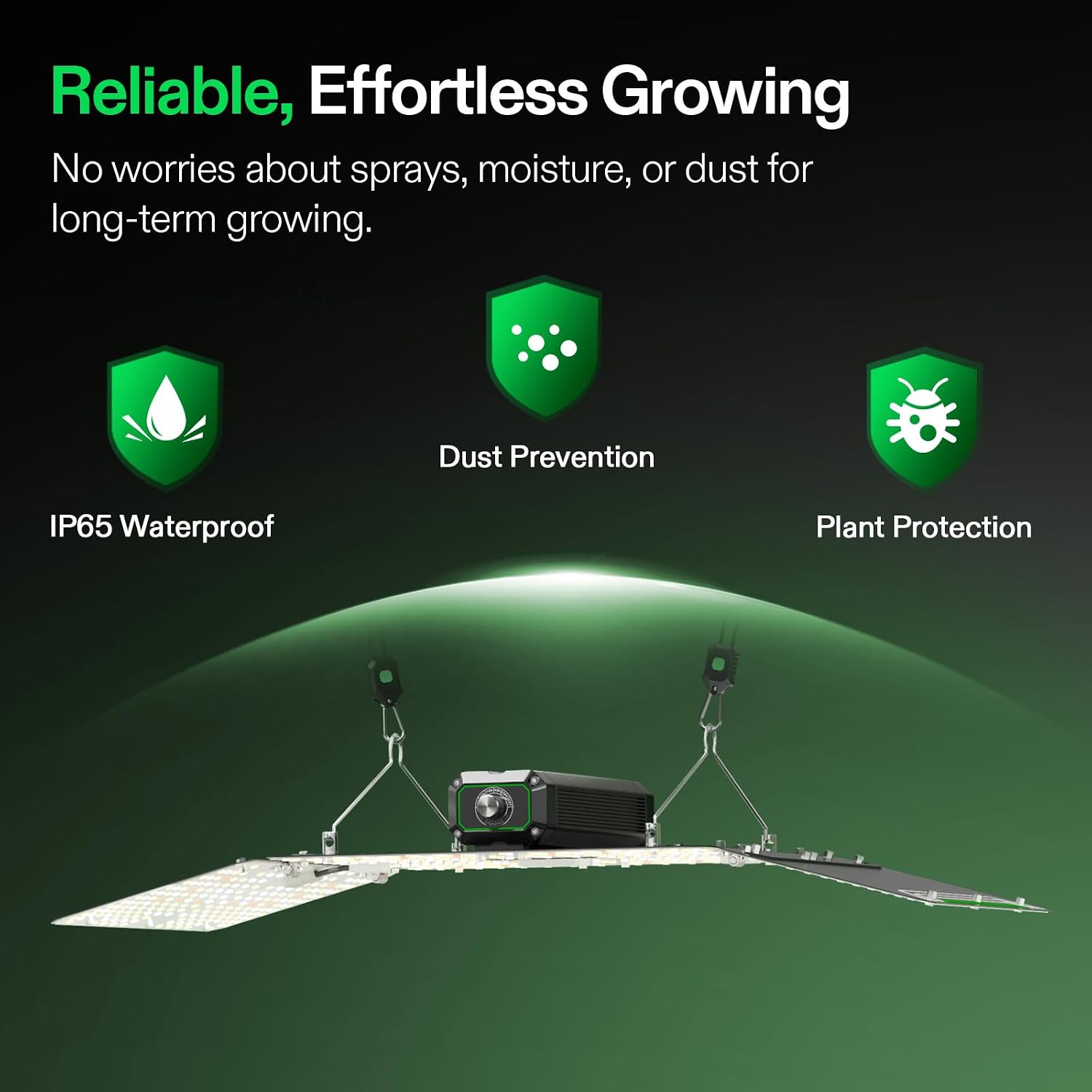 VIVOSUN LumaLight 200W LED Grow Light, Full Spectrum Plant Light