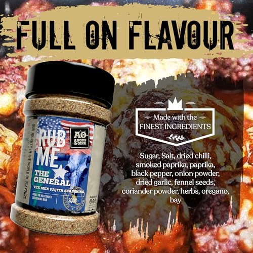 Angus & Oink | Dirty Cow Beef BBQ Rub | Bold Flavour for Brisket & Beef Ribs | Perfect for Low & Slow BBQ | Coffee-Infused Bark Maker | Gluten-Free | 220g